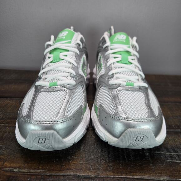 NEW New Balance 530 Womens Size 8 D Running Shoes U530APL White Green - Picture 3 of 12